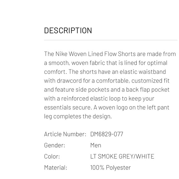 Nike Men's Woven Lined Flow Shorts Size Large - Picture 4 of 7